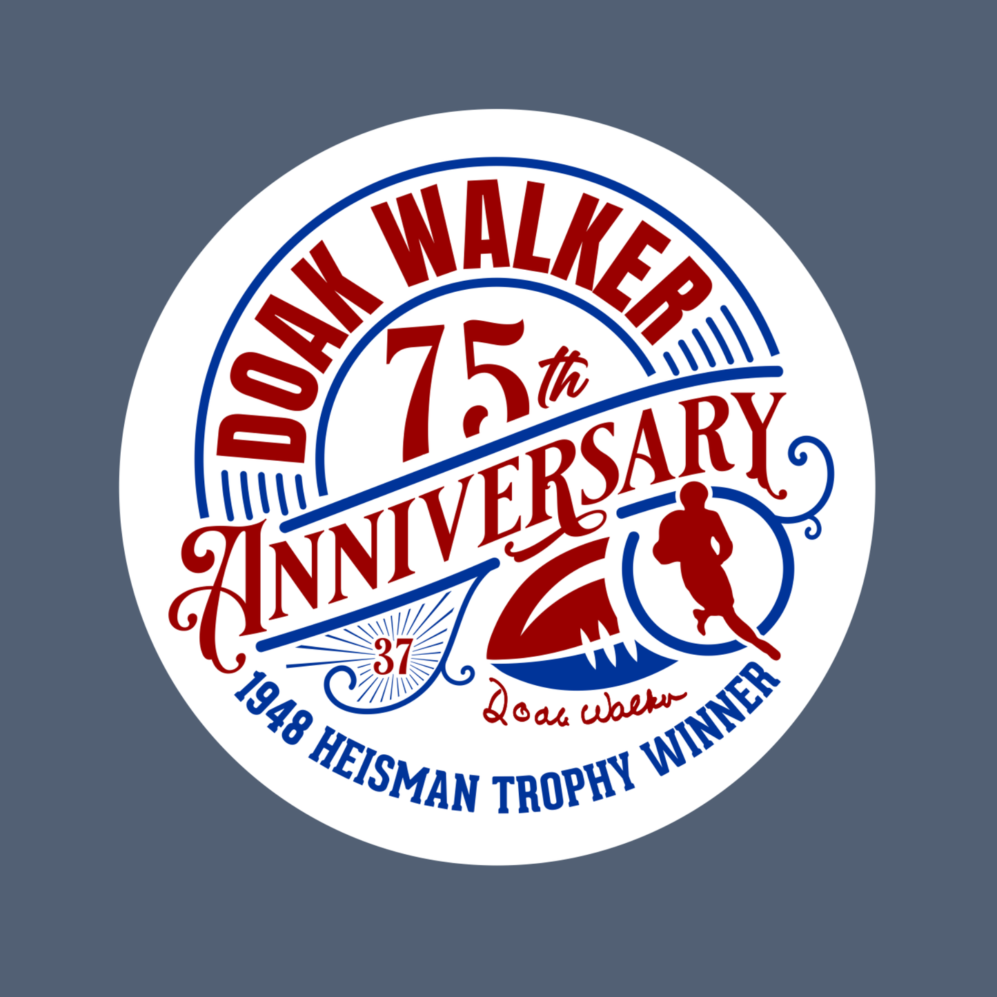 Heather Navy 75th Anniversary T-Shirt