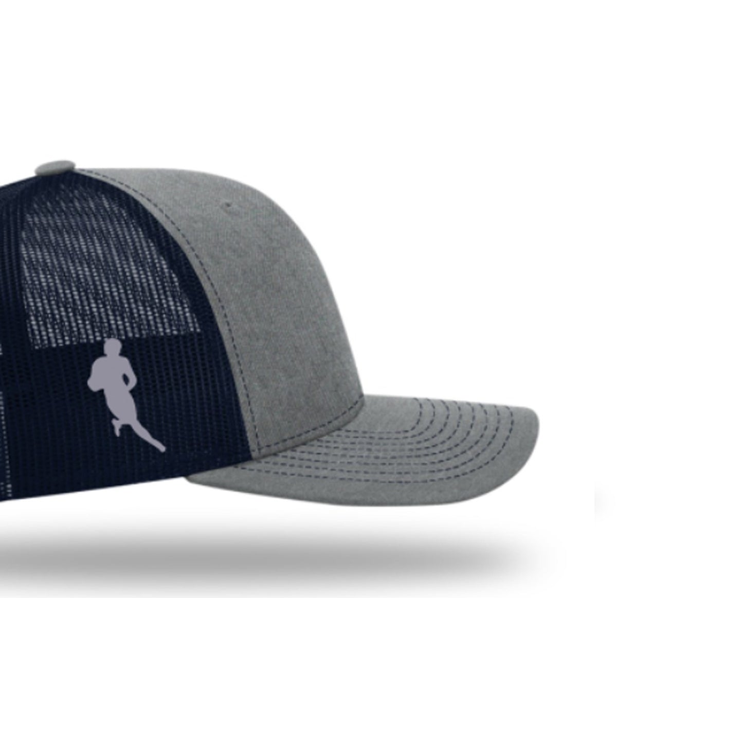 Deep Navy Blue 37 Signature T-Shirt + Signature Gray Front Hat