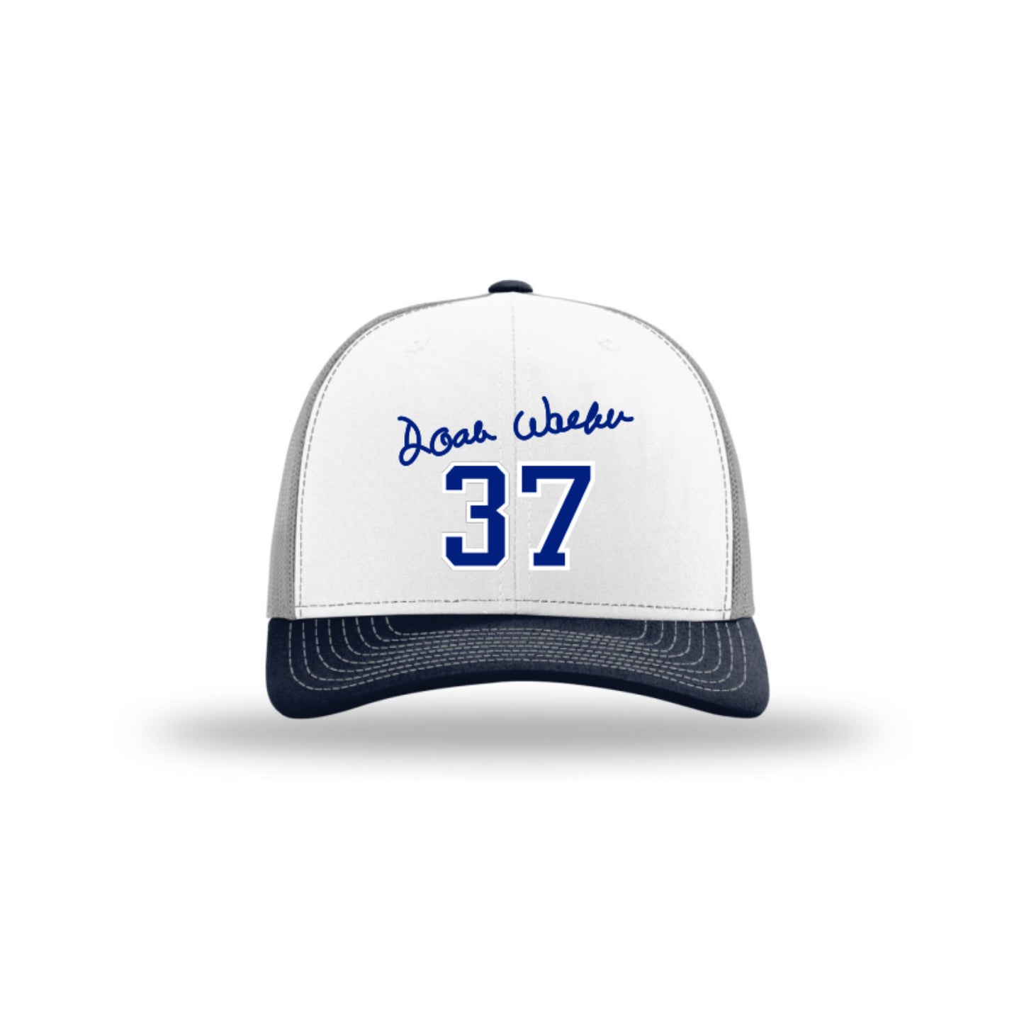 Athletic Blue 1986 Hall of Fame T-Shirt + Signature White Front Hat