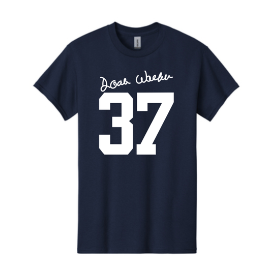 Deep Navy Blue 37 Signature T-Shirt